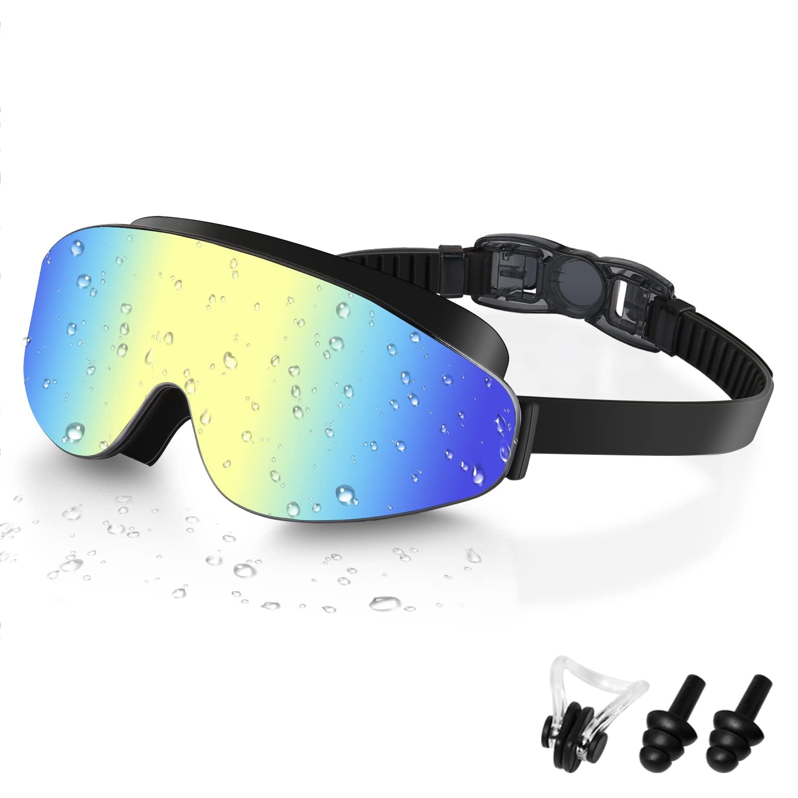 Vatefery Swimming Goggles Kids Toddler 3-15,Crystal Clear Polarized Swim Goggles for Kids,Junior Children Girls Boys,Anti-Fog,Waterproof,UV Protection Wide Vision Lenses
