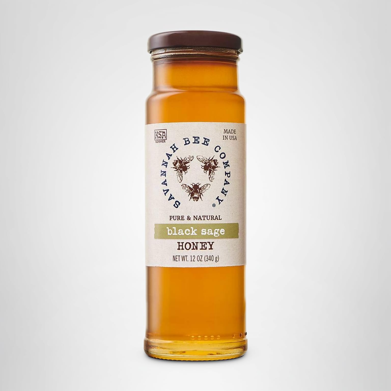 Amazon.com : Savannah Bee Black Sage Honey - Naturally Sweet Rare