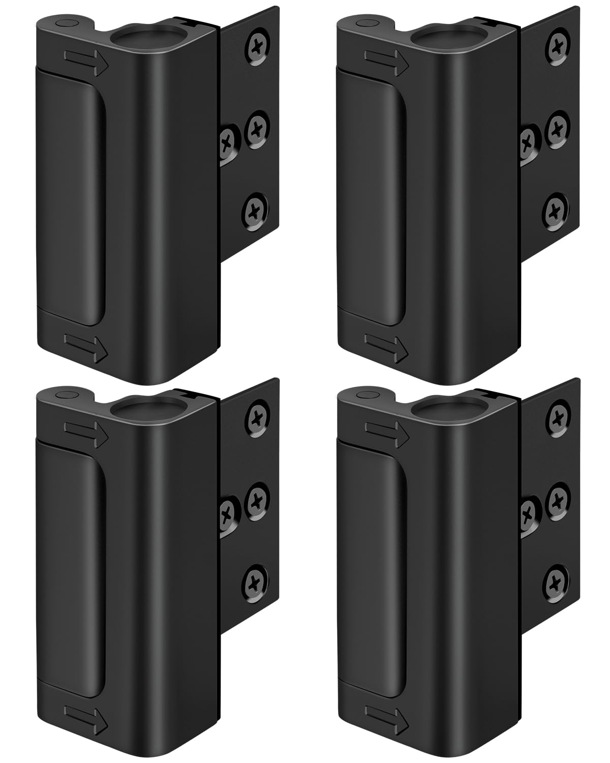 Metal Reinforcement Door Lock Security - Child Proof Lock for Front Door Child Safety Lock Home Security Door Lock with 8 Screws Withstand 800 lbs