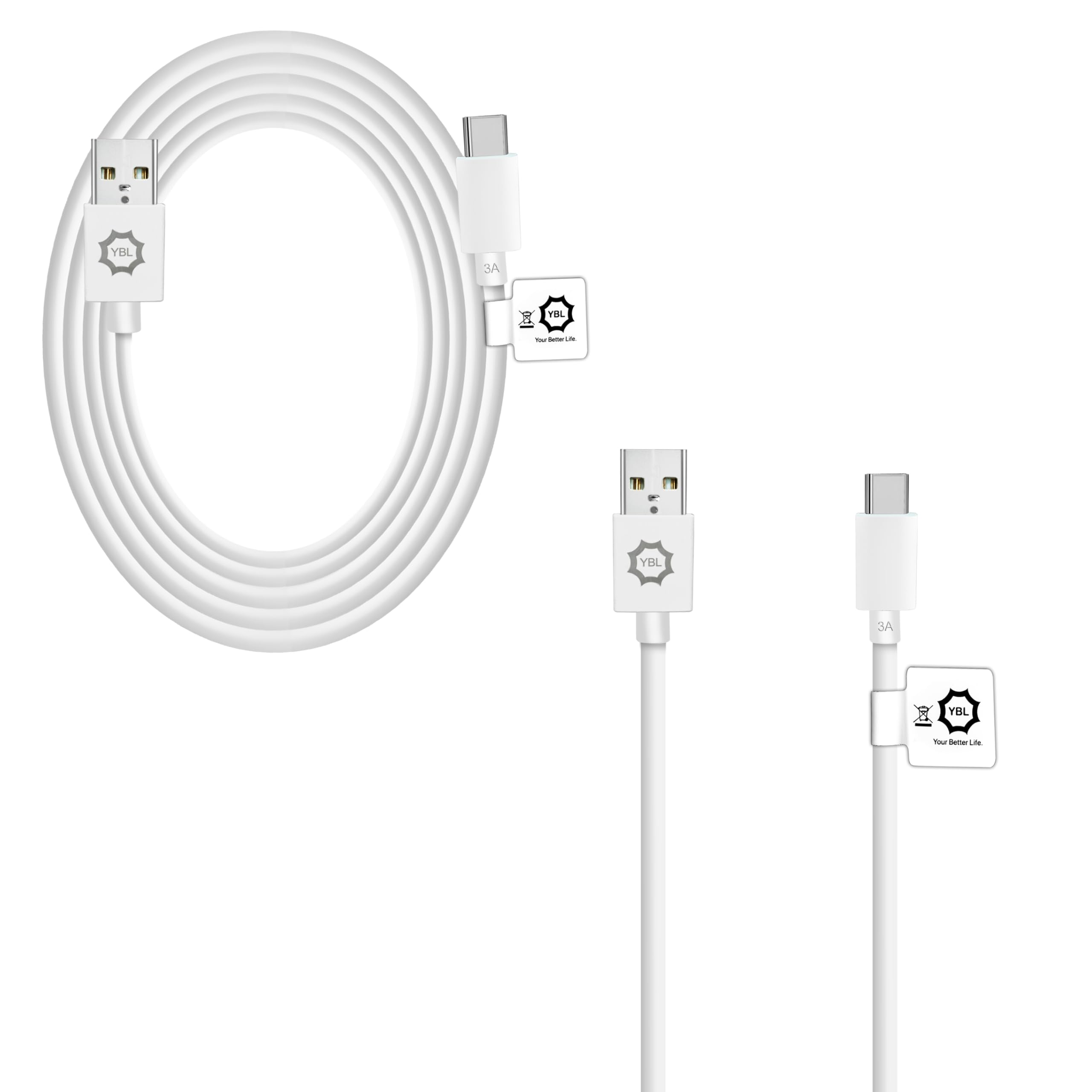 YBL Usb Type C Cable 1 M Charge 9V/3A, 27W Fast Charging Cable (Compatible With Mobiles, Type C Mobiles, M I Poco Real Me, White, One Cable) (B0DCGGRQMG) Amazon Price History, Amazon Price Tracker