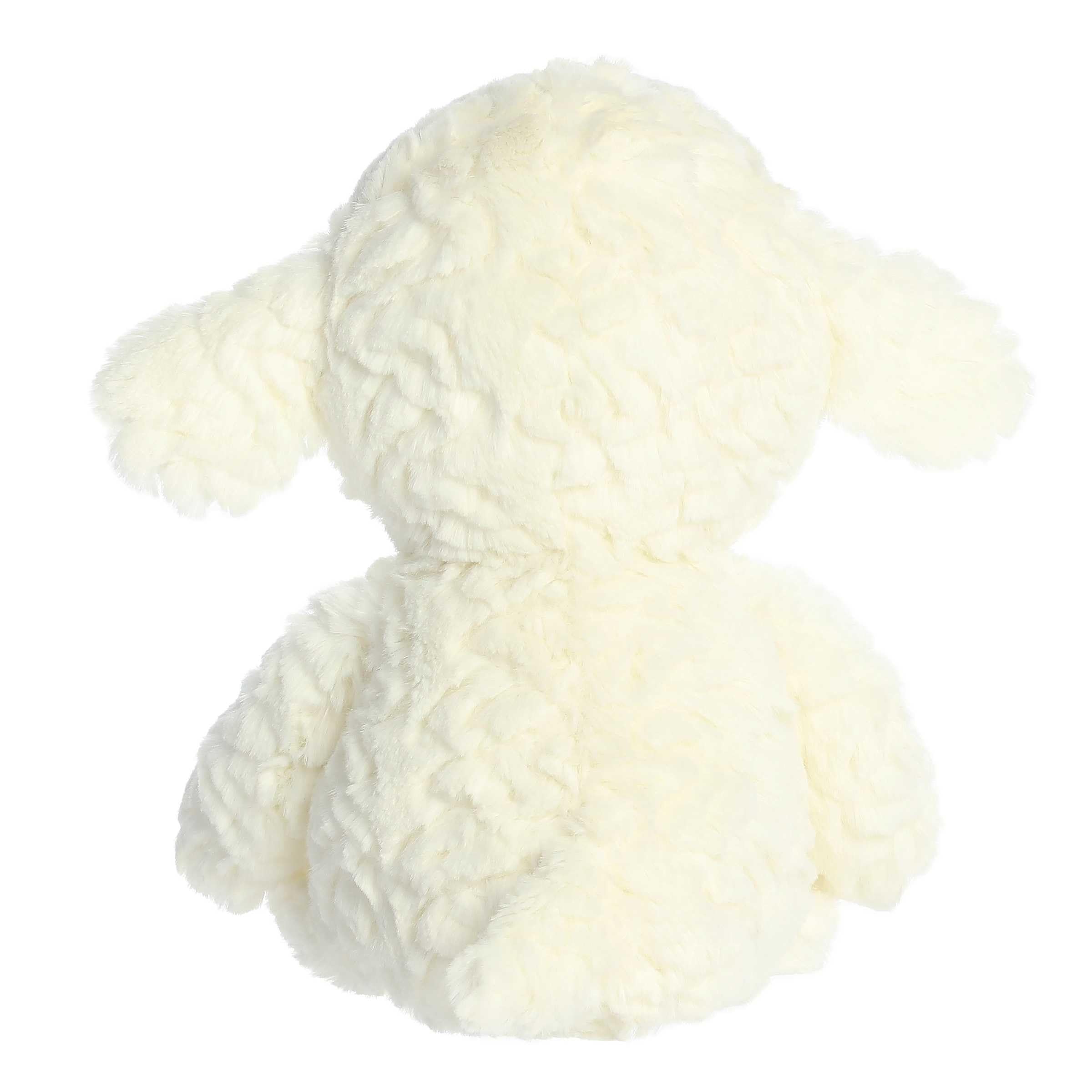 Aurora(r) Adorable Huggy Collection(tm) Leah Lamb(tm) Baby Stuffed Animal - Comforting Companion - Sensory Stimulation - White 13 Inches - Image 4