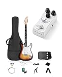 Starter Combo: Rvone Beginner Electric Guitar Kit with Amp & Delay Pedal