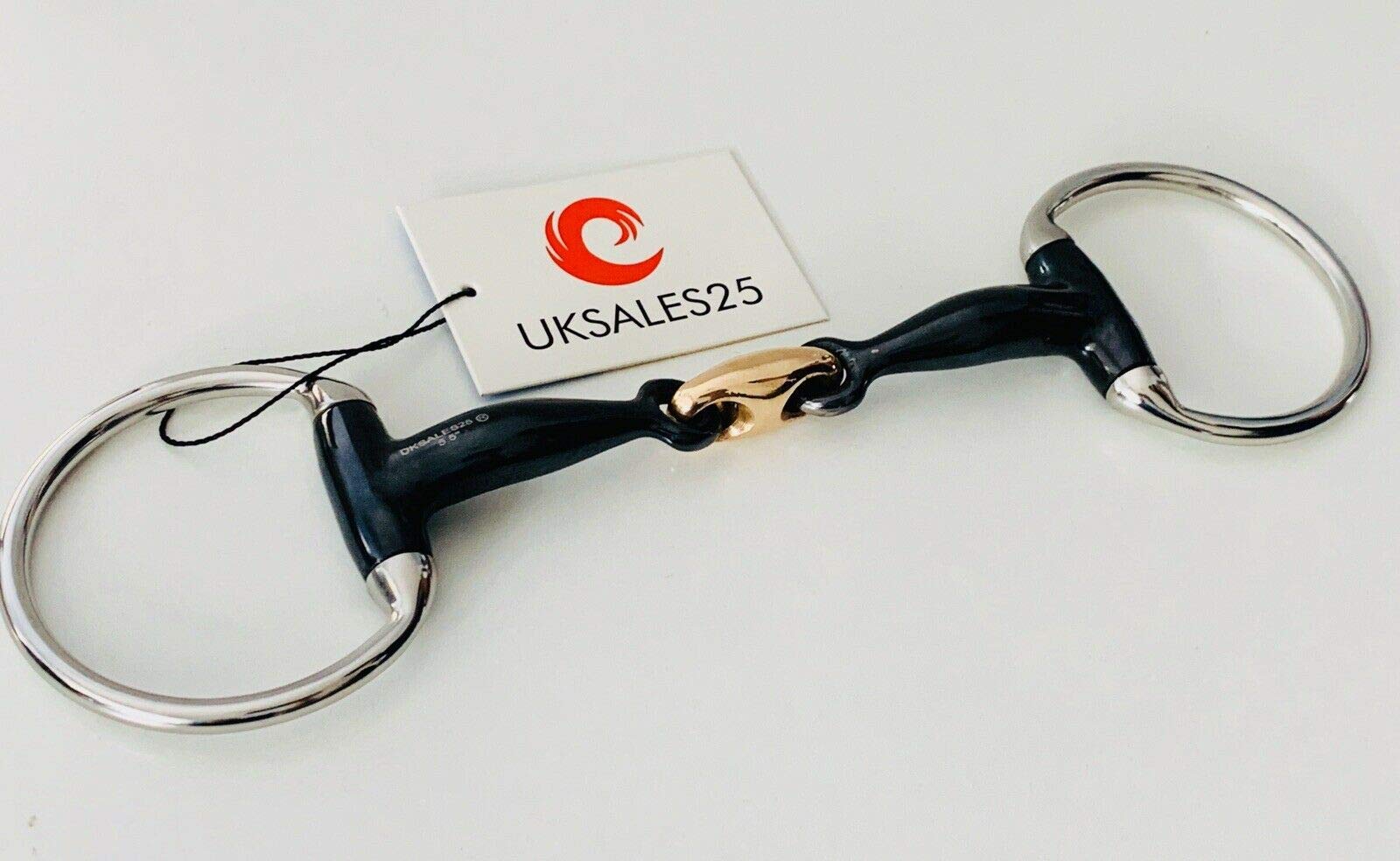 Sweet Iron Eggbutt Snaffle Bit with Copper Lozenge (UKSALES25® Horse Bits) (4.5 INCHES)
