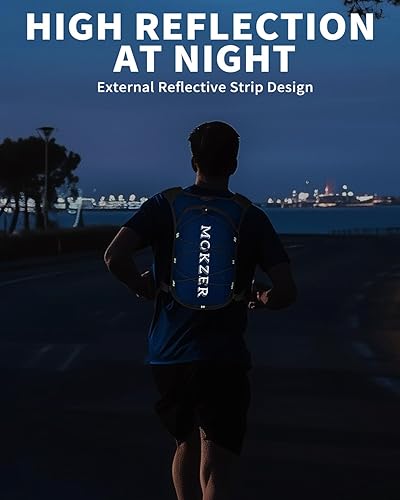 Miniatura 7 de Chaleco de hidratación para correr con una vejiga de agua de 2 litros, mochila de agua ligera para correr, senderismo, ciclismo, maratón, sendero