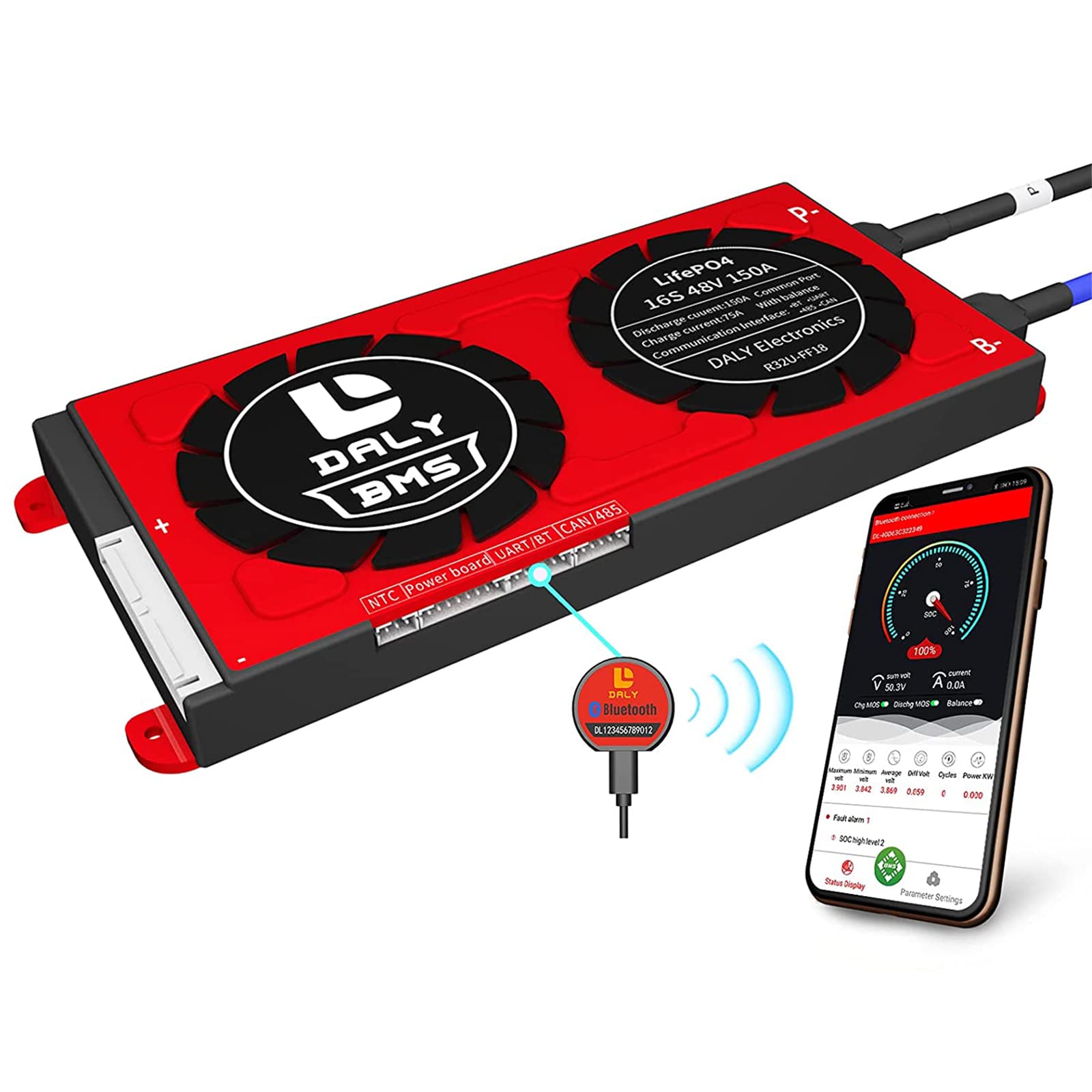 Buy New DALY BMS Battery Protection Board 16S 100A 150A 200A 250A, For