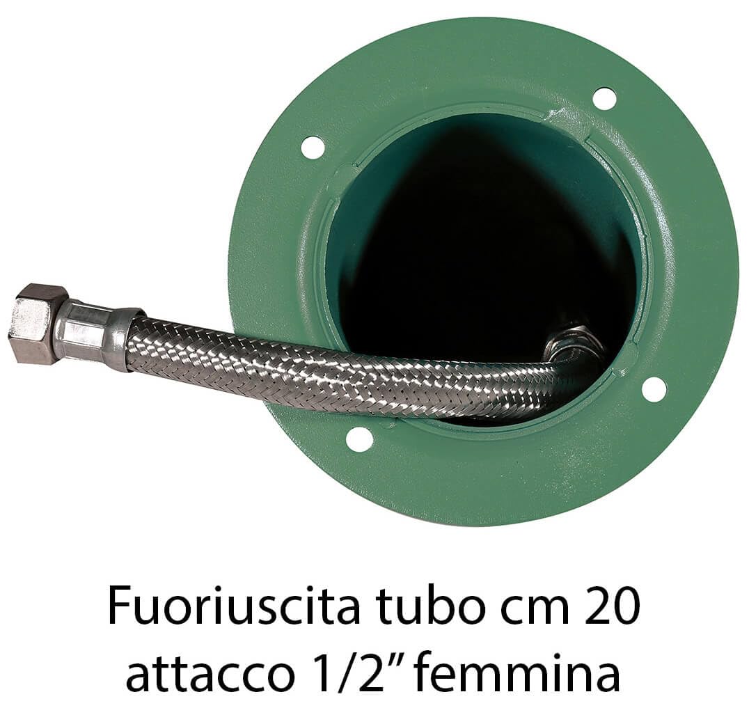 Bel-fer FONTANA IN FERRO 2 RUBINETTI 42/ARRP - Antracite