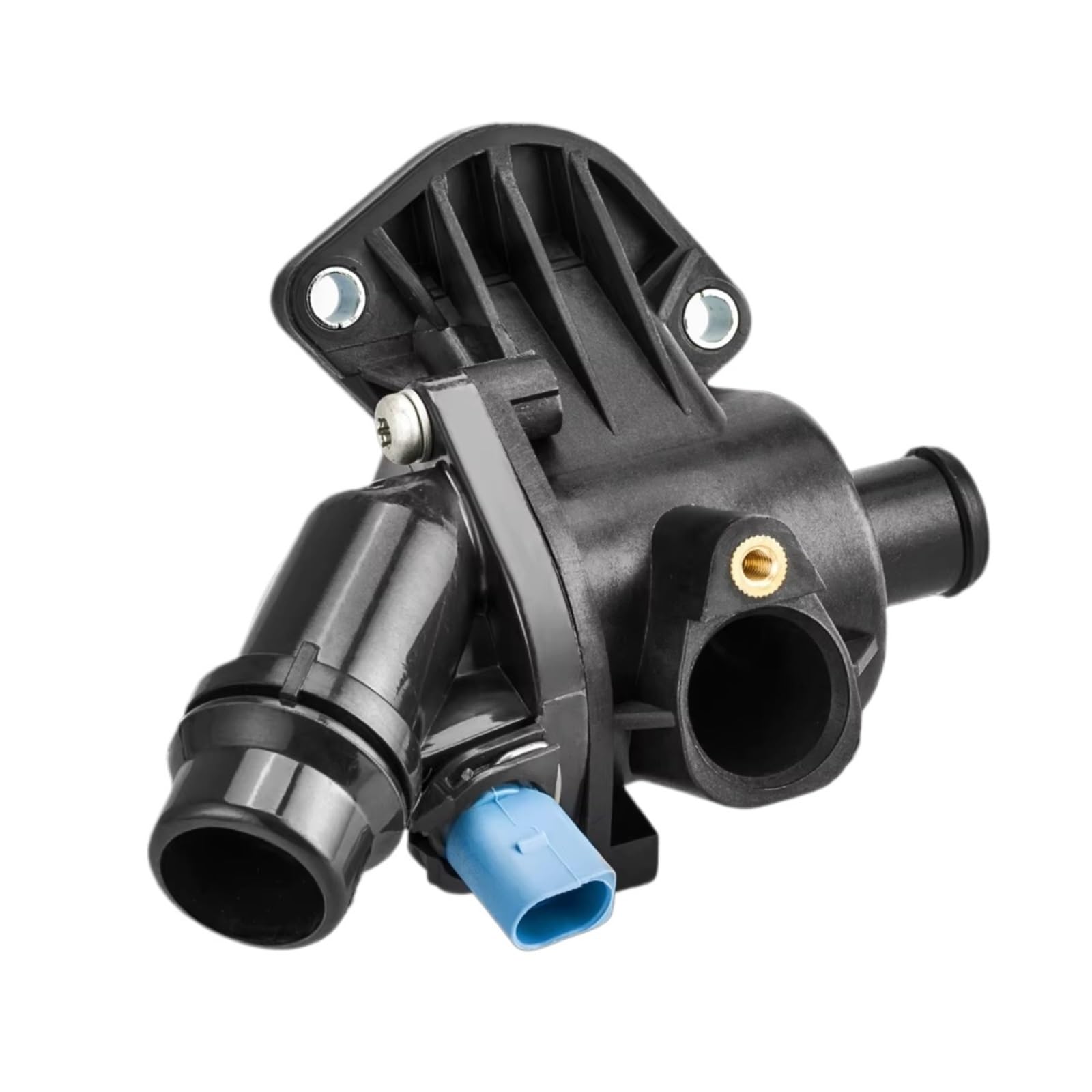 Coolant Thermostat Housing Engine Cooling Thermostat Assembly 06B121111H Compatible With VW For Passat B5 2001 2002 2003 2004 2005 OEM 06B121111K 06B121111G