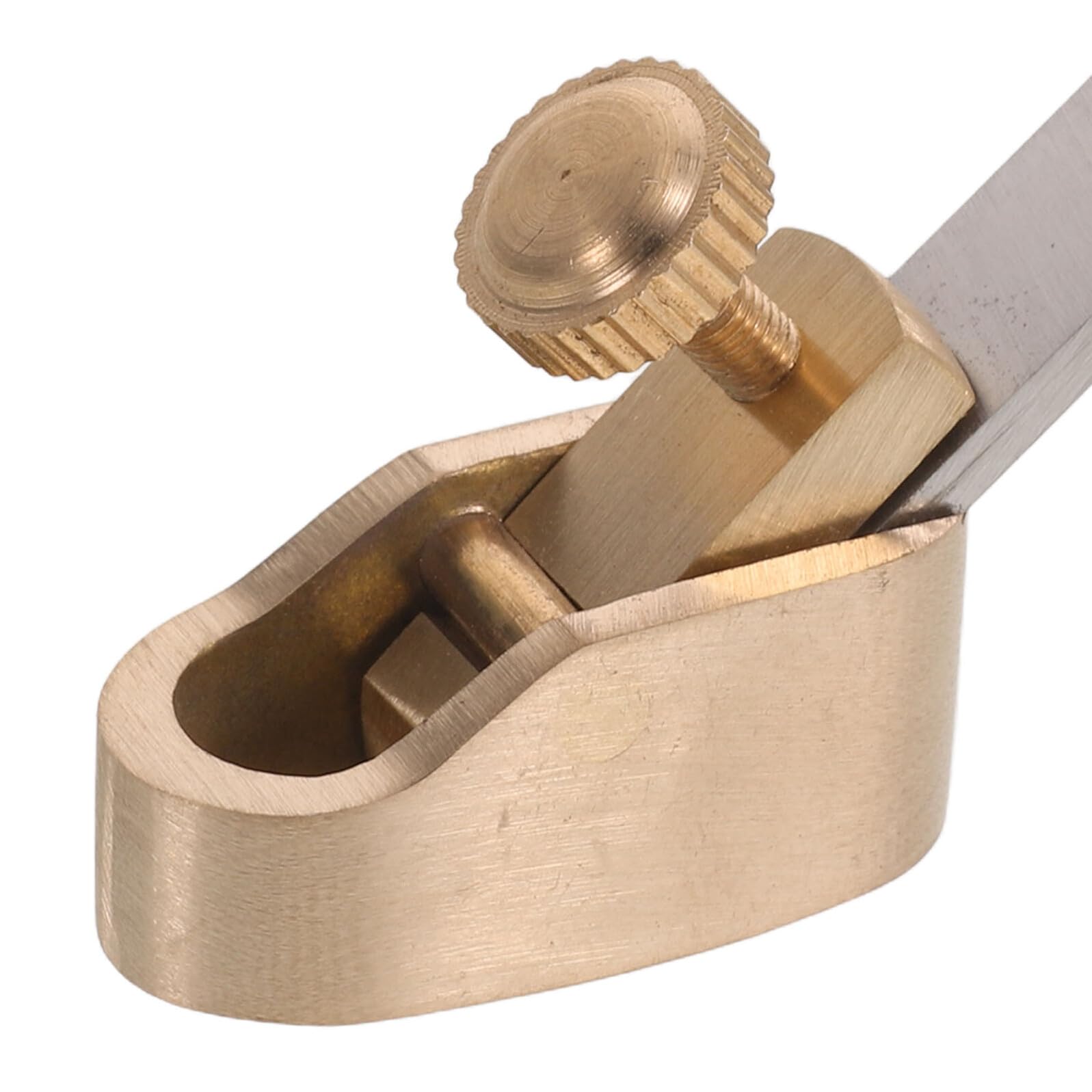 VICASKY Mini Pialla Manuale per Liutaio in Metallo Oro 4,5x2,5x1,5 Cm Alta Resistenza per Progetti Fai-da-te di Lavorazione del Legno e Montaggio Ponti