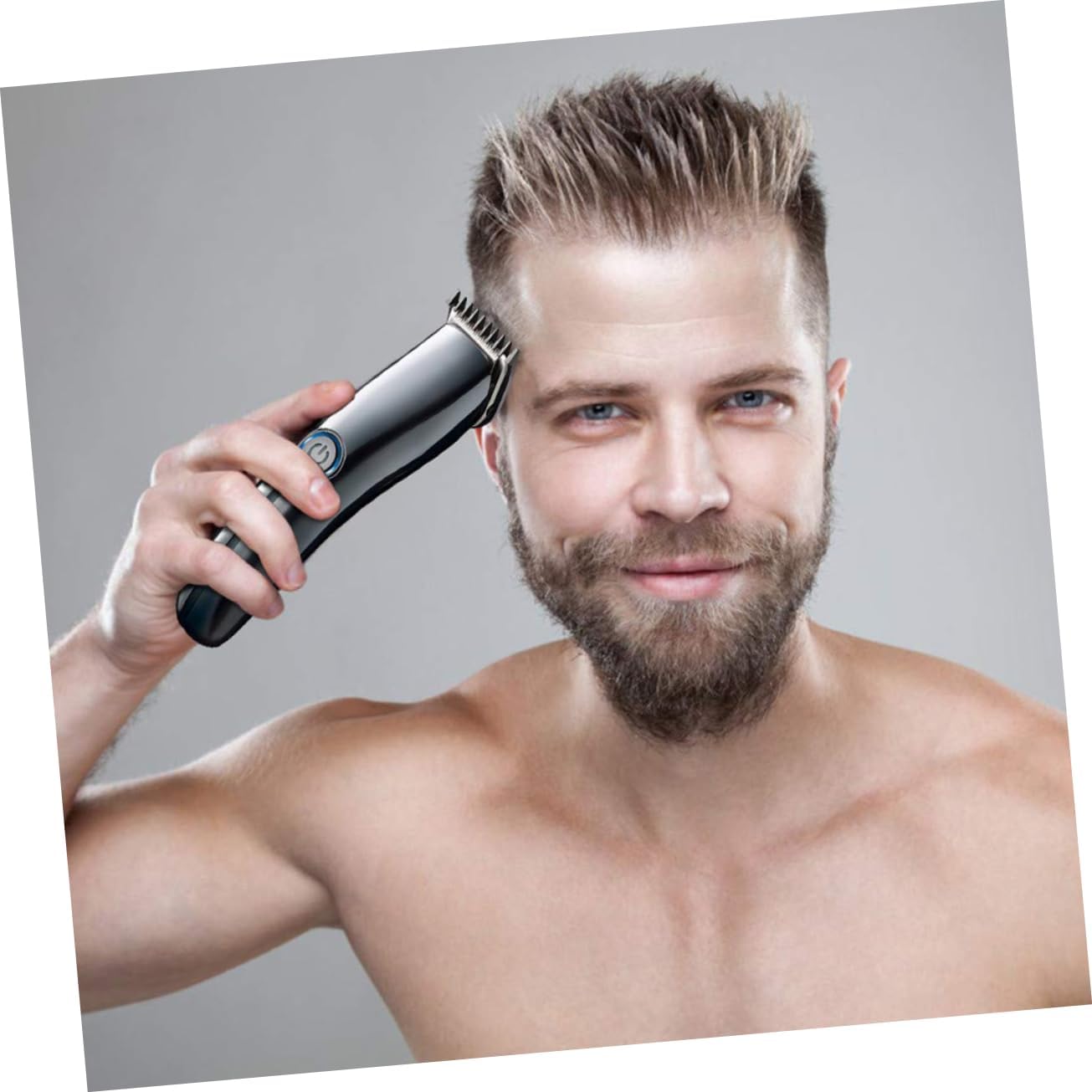 1set USB Rechargeable Haircutting Kit Hairdressing Scissors and Hairdressing Apron Professional Hair Clipper for Personal and Salon Use