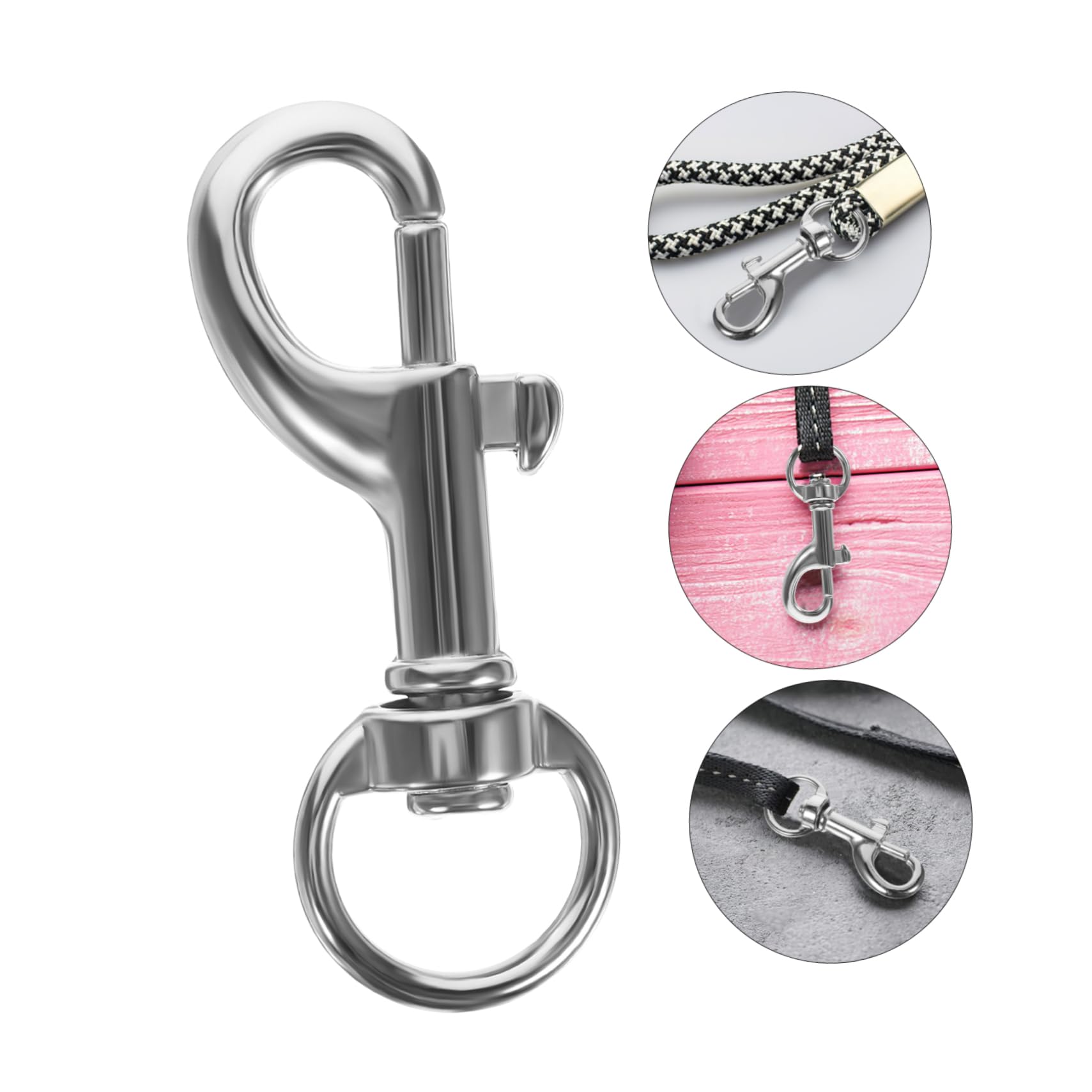 DOITOOL Dog Leash Clip Snap Clip Keychain Hook Multi-Functional Swivel Snap Hook