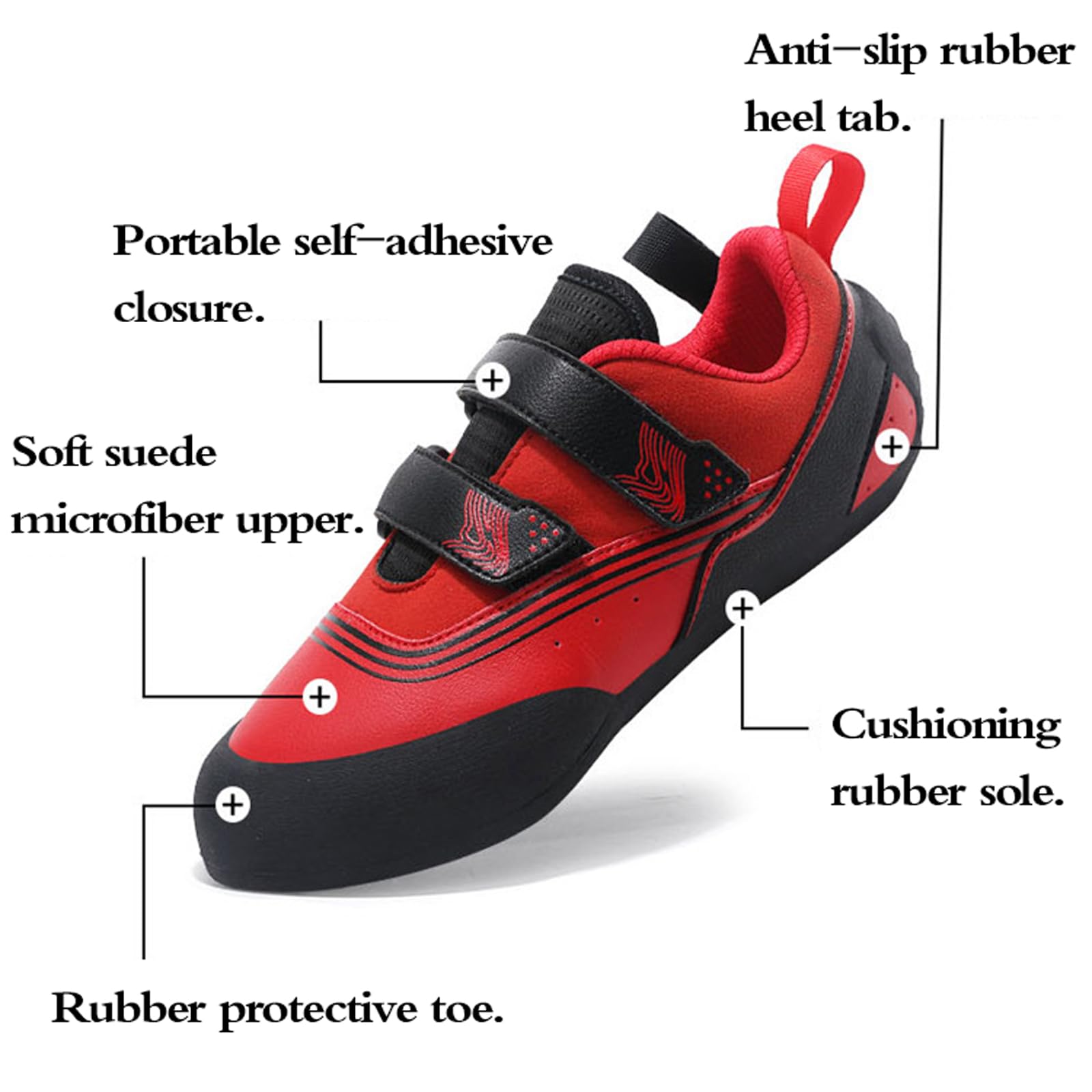 Pies Gato Escalada,Zapatos para Principiantes Escalada,Zapatos scalada,Zapatos de Escalada para niños,Zapatos de Escalada para Hombre y Mujer,Ligeros,para Interiores y Exteriores