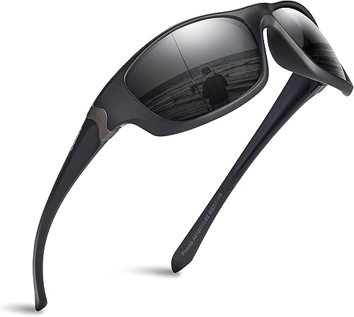 RUNCL Gafas de sol deportivas polarizadas Billy, gafas de sol de pesca UV400 - Lente TAC flotante ultraligera, revestimiento antiagua marina