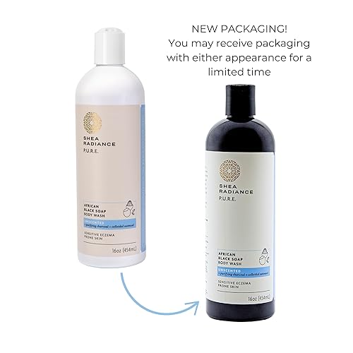 Miniatura 6 de Shea Radiance Jabón negro africano para el cuerpo piel seca eccema erupciones limpiador de manchas sin perfume 16 oz