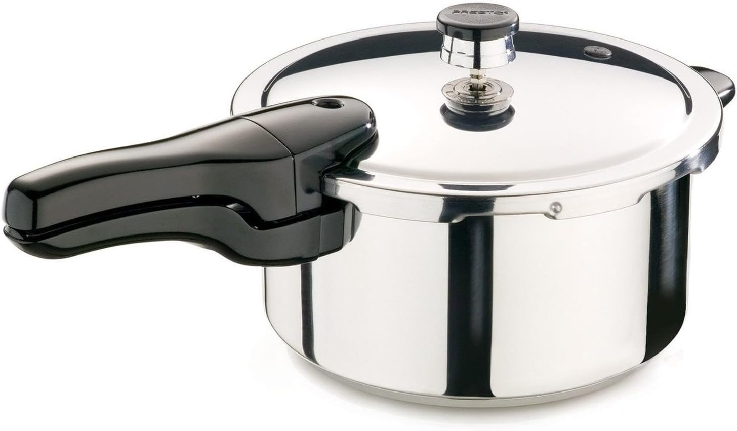 Presto Stainless Steel Pressure Cooker Presto 4QT Stainless Steel