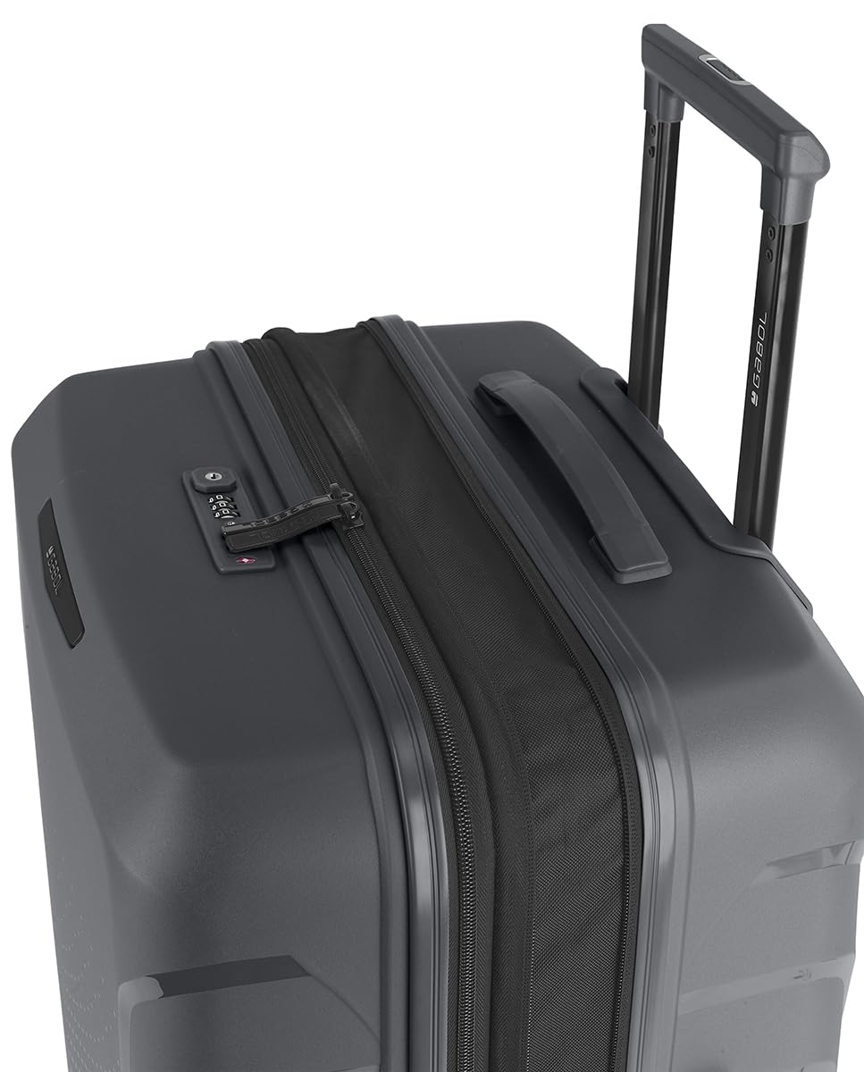 Gabol - Maleta de Cabina Rígida Expandible 55x35x21/24 cm Soho 40,3L en Polipropileno con TSA, Cremallera de Seguridad y 4 Ruedas Dobles 360°