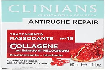 CLINIANS Anti-Wrinkle Repair Pomegranate Firming Treatment 50 Ml. 1.7Fl.Oz. [Italian Product]