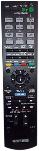 Mando a distancia reemplazado compatible con Sony STR-DH720 RMAAU106 148934511 RMAAU107 STR-DH830 Audio/Video Receptor AV Sistema de cine en casa