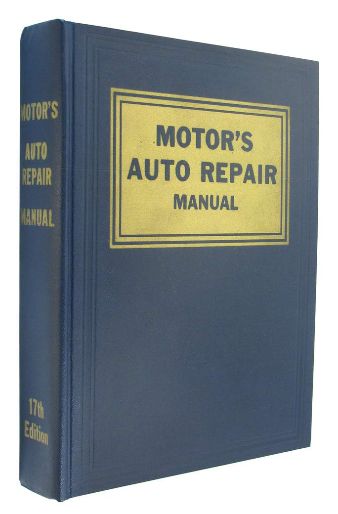 いいたしま ヤフオク! MOTOR`S AUTO REPAIR MANUAL 19... 整備書 モーター かせない