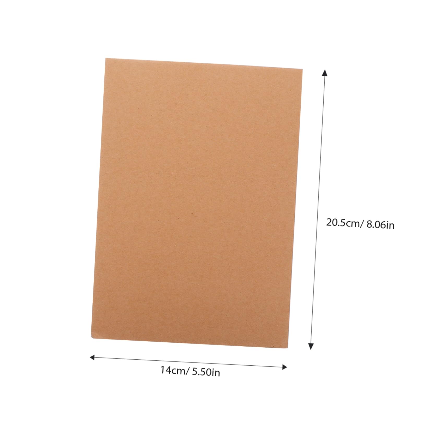 Petit Carnet de Notes en Papier Kraft 10 Livres 80gsm A5