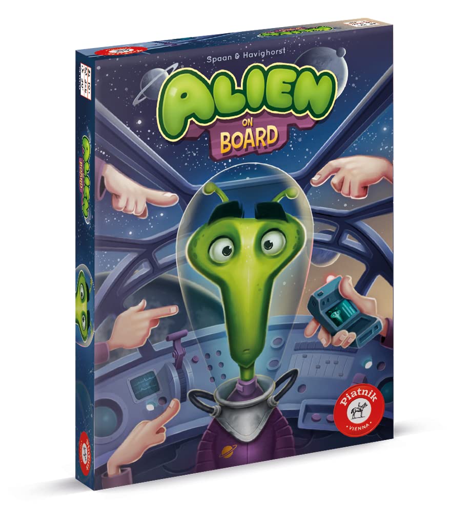 Piatnik 6667, Alien on Board, from 10 years, 3-6 players, 30 minutes playing time