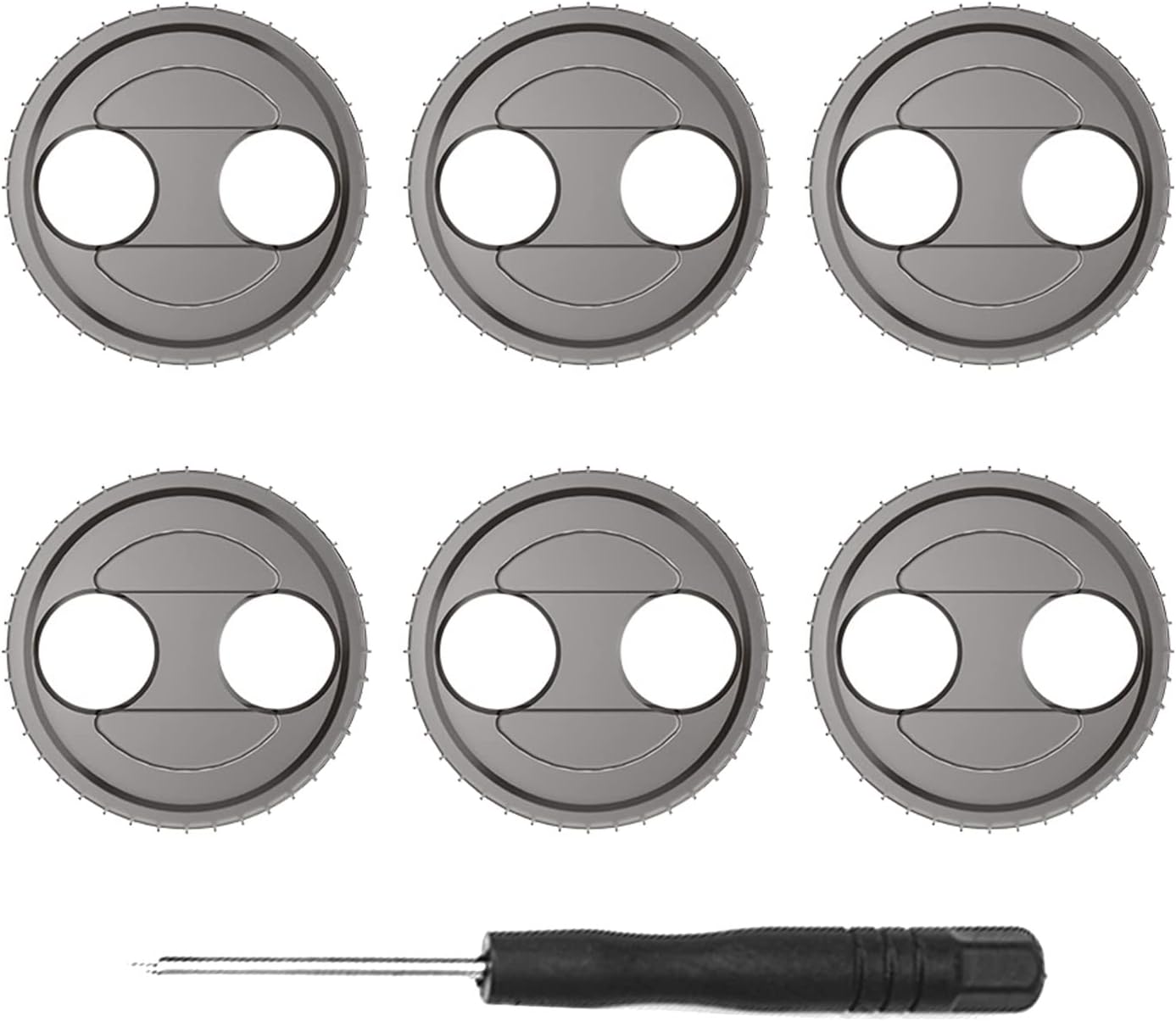 For D/JI Mini 3 Pro 6pcs Motor Cover Cap Scratch Proof Anti-bump Protection Cover with Screwdriver Propeller Motor Protector Kits