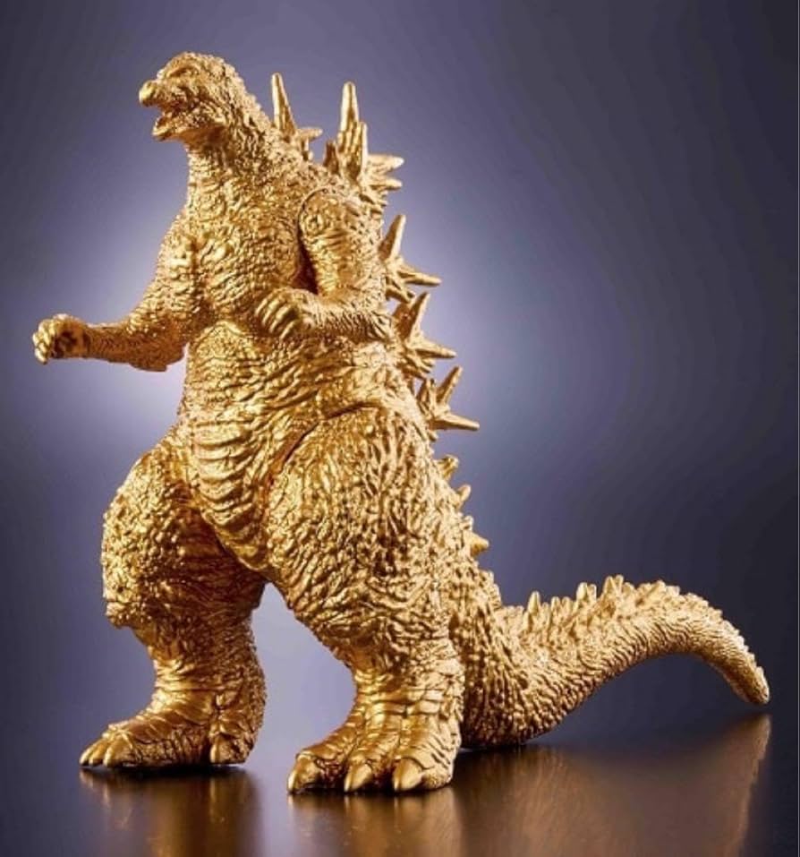 ゴジラ フィギュア 2023年版 金色 メモリアルゴールドver ゴジラ2023 メモリアルゴールドver. ムービーモンスターシリーズ