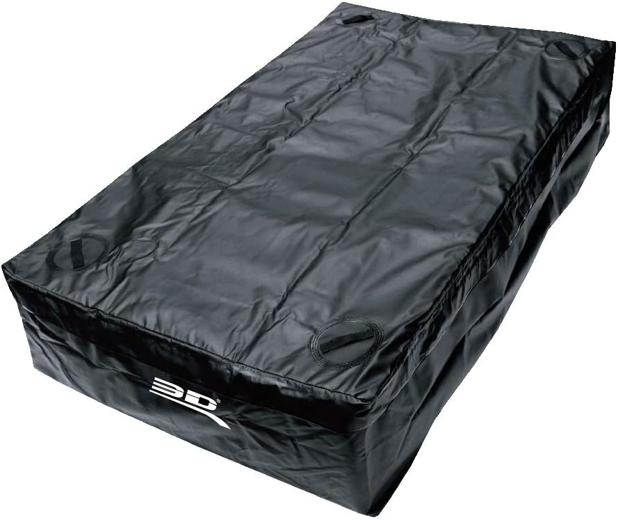 3D MAXpider Rooftop Soft Shell Cargo Carrier - 17 Cubic Feet, 61” x 35” x 14” - Waterproof Heavy Duty Car Roof Top Bag - Assembled with Secure Tie-Down Buckle Straps System - (XL Size Capacity)