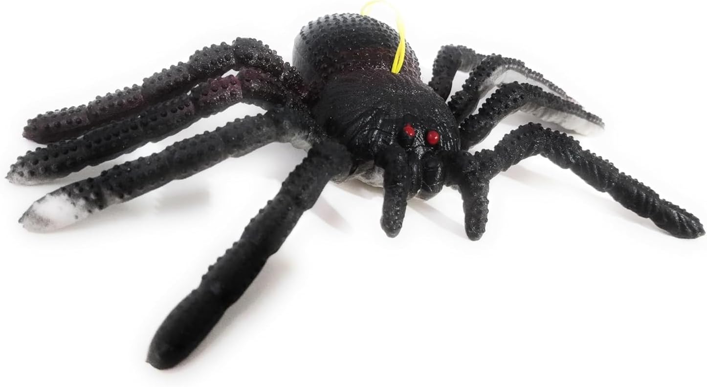 SV Entertainment Scary Giant Spider Fake Large Multi Color Spider Creepy Props for Halloween Decorations & Hangings-1PC