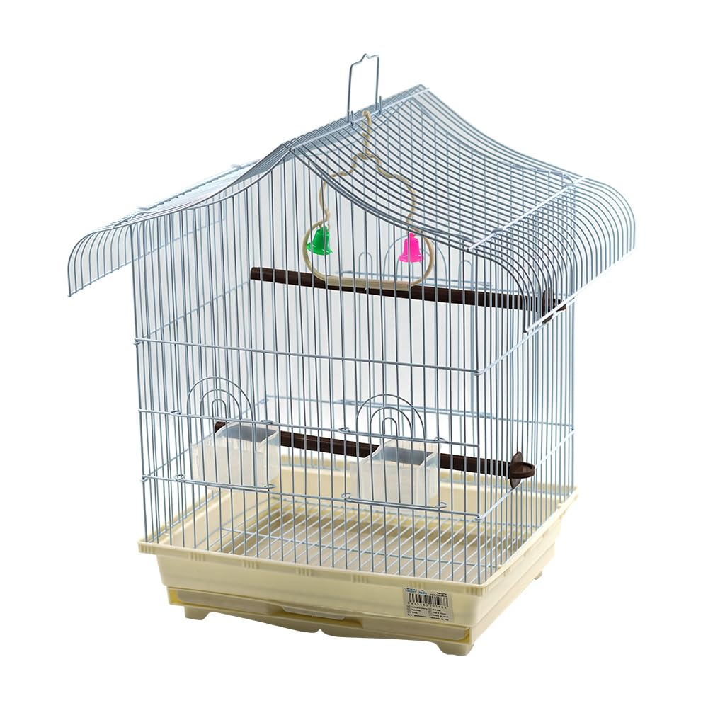 Jaula para pajaros Jaula agapornis con comederos,Palos Jaulas pájaros casa 28 * 20 * 30CM Color Aleatorio(SOY0190) — view 10