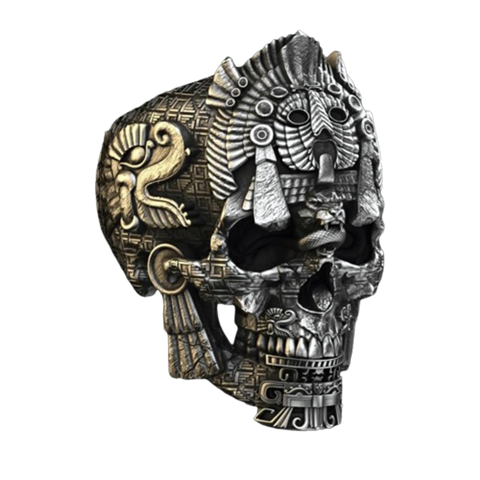 Sterling Silver Plated Black Rings, Gothic Engagement Wedding Skull Ring Men Women Accessories (Adjustable)