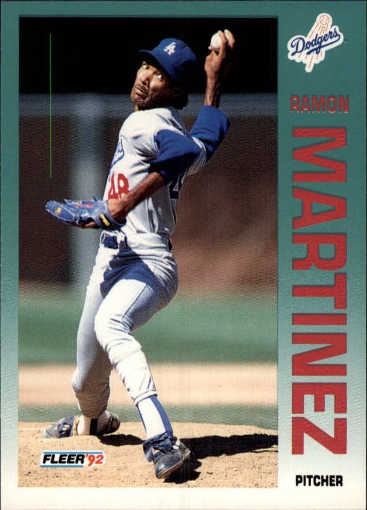 Amazon.com: 1992 Fleer Baseball Card #463 Ramon Martinez