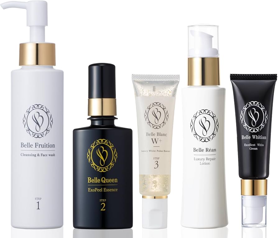 ベルクイーン　スキンケアセット Amazon | ドクターRe9 [薬用] ニキビ跡 5点セット ベルブランW+