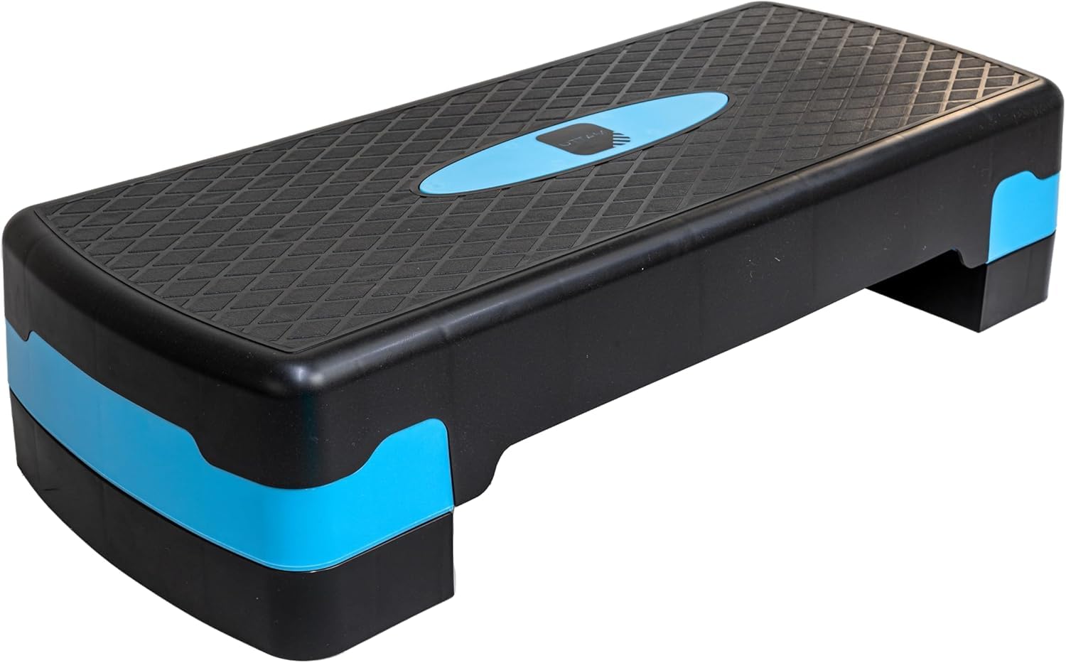 EVINOS Fitness Stepper | Exercise Step for Home & Gym, Suited for Cardio, Yoga, Aerobics, Weights, Workout for Indoor/Outdoor | Adjustable 2 Step Level Heights (10,15 CM) | Exercise Accessory (BLUE)