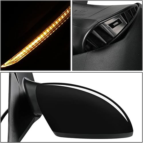 Miniatura 10 de DNA Motoring OEM-MR-NI1321311 - Espejo lateral plegable para pasajero derecho sin calefacción, compatible con Altima 2019-2020