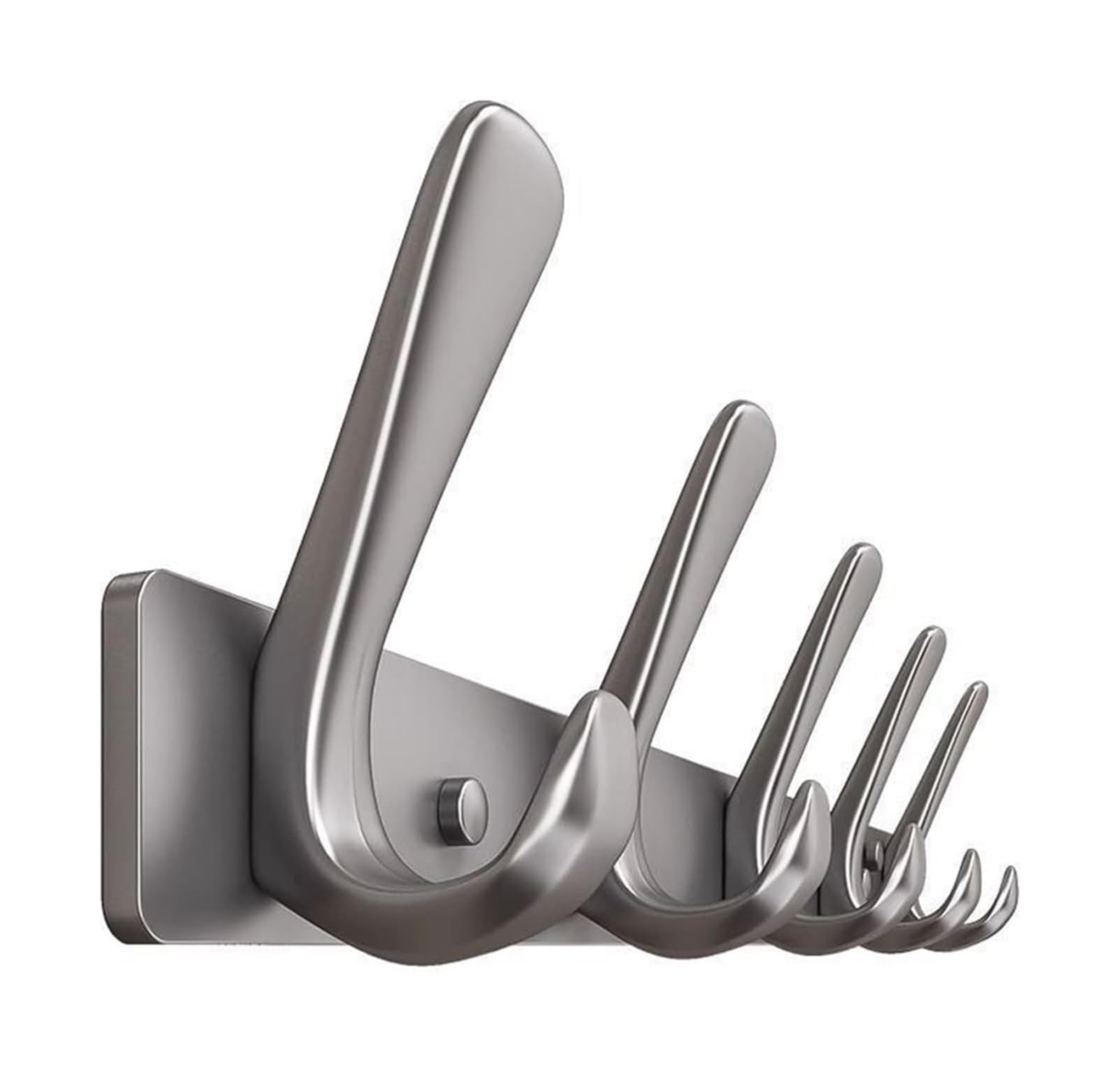 Ganchos de Pared, Perchas de Aluminio Turdy for Abrigos, Bolsos, Toallas y Accesorios