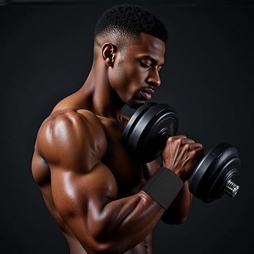 Miniatura 6 de Juego de pesas magnéticas ajustables para muñeca y tobillo (1 libra2 libras cada uno) para hombres y mujeres para fitness intensificado, pulseras de