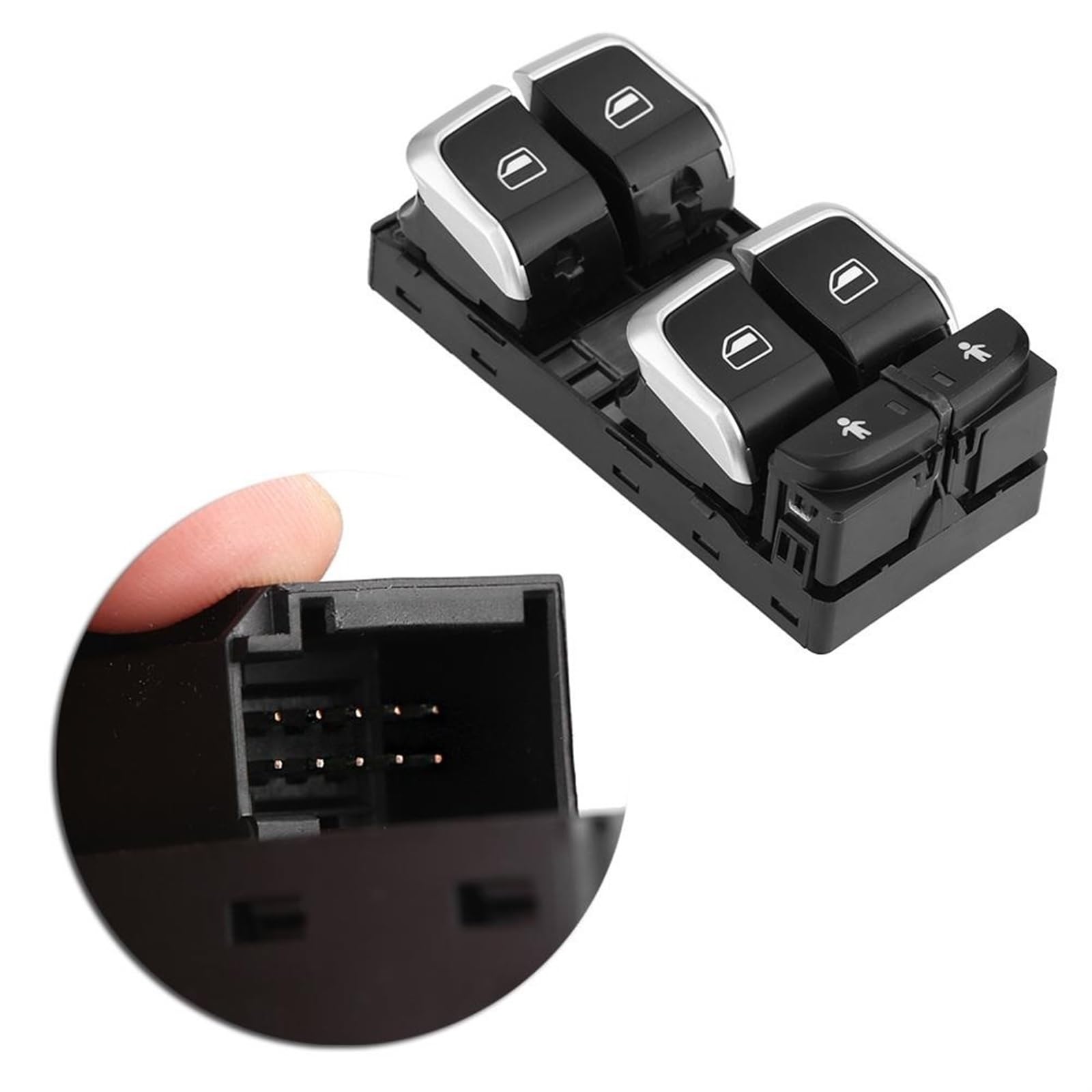 Sollevatore per interruttori per auto Per A6 S6 C7 A7 A8 TT R8 Accessori professionali per auto Pulsante interruttore alzacristalli elettrico 4GD 959 851B