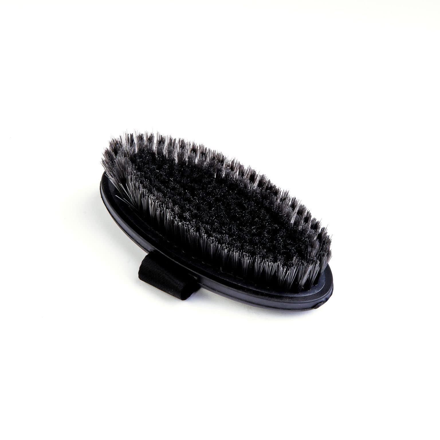 Shires Ezi-Groom Grip - Cepillo para cuerpo (tamaño pequeño), color negro