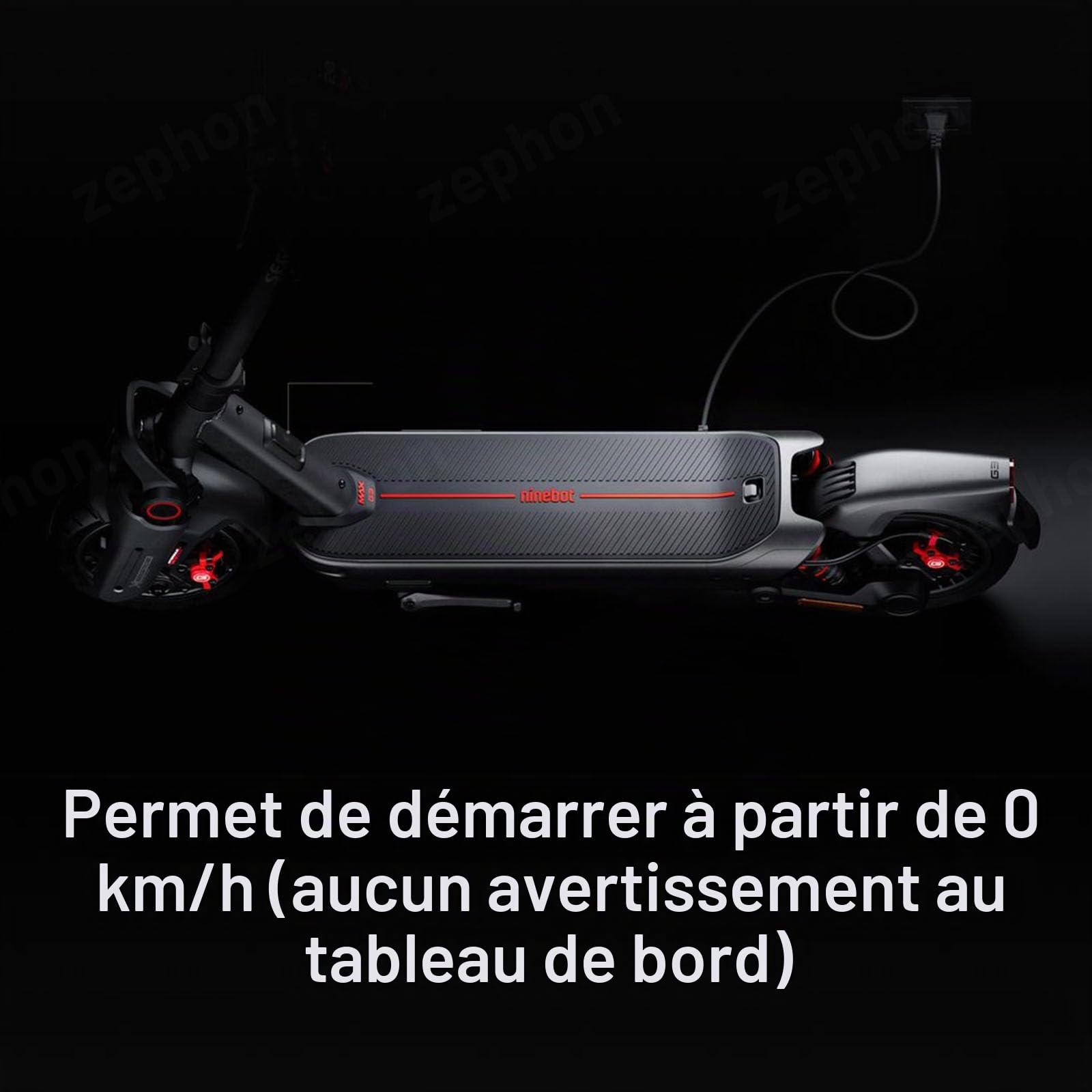 Zephon Nouveau câble de déverrouillage de puce de tuning pour Segway Ninebot Max G3E/G3D – Mise à niveau de performance Travd 40 km/h Vitesse Bouton de commutation rapide intégré pour un contrôle