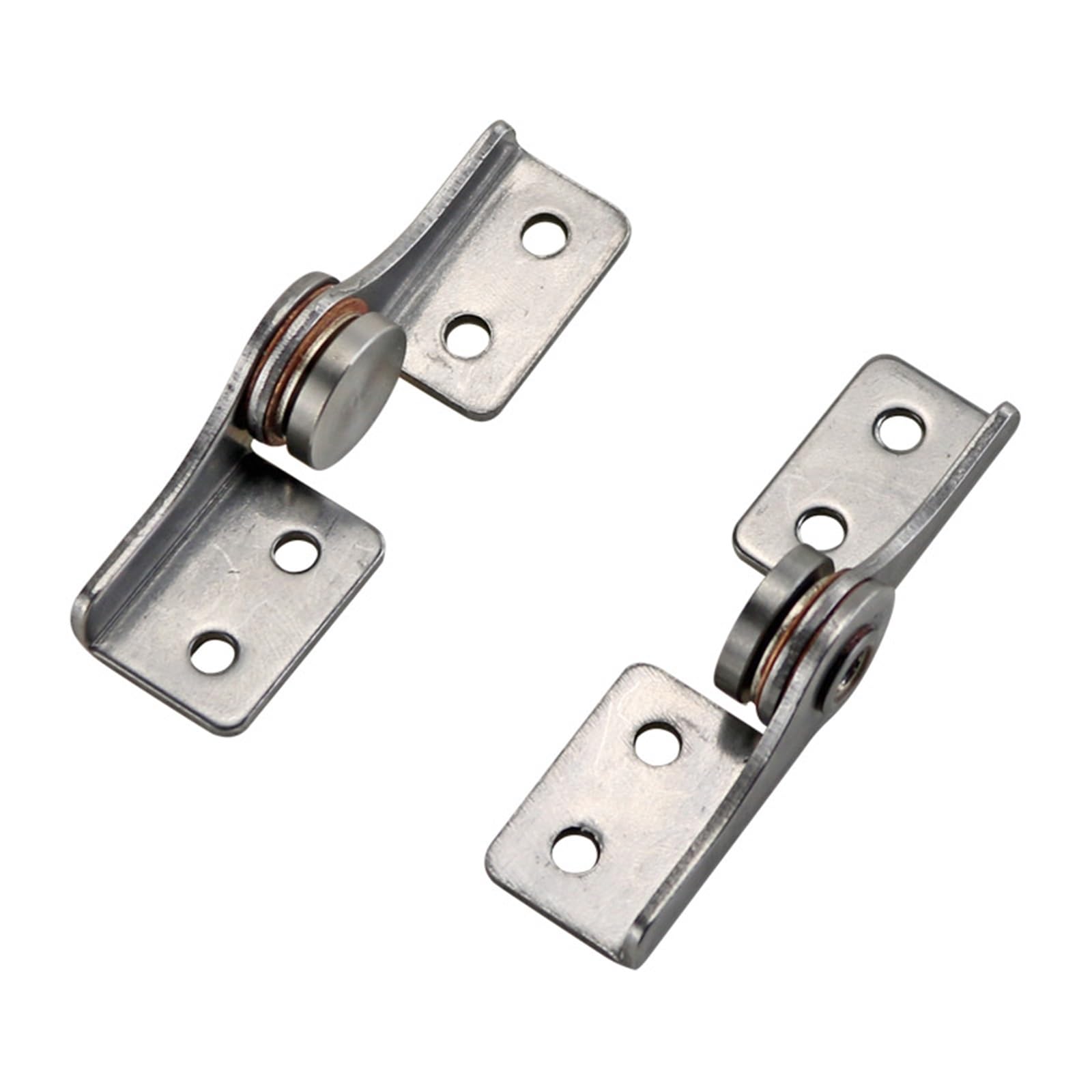 FQJYXWEWL L-Shaped Damping Hinge Stainless Steel Torque Any Angle Positioning Free-Stop Pivot 1Pcs-L(Small-(2.0N.m)-LR)
