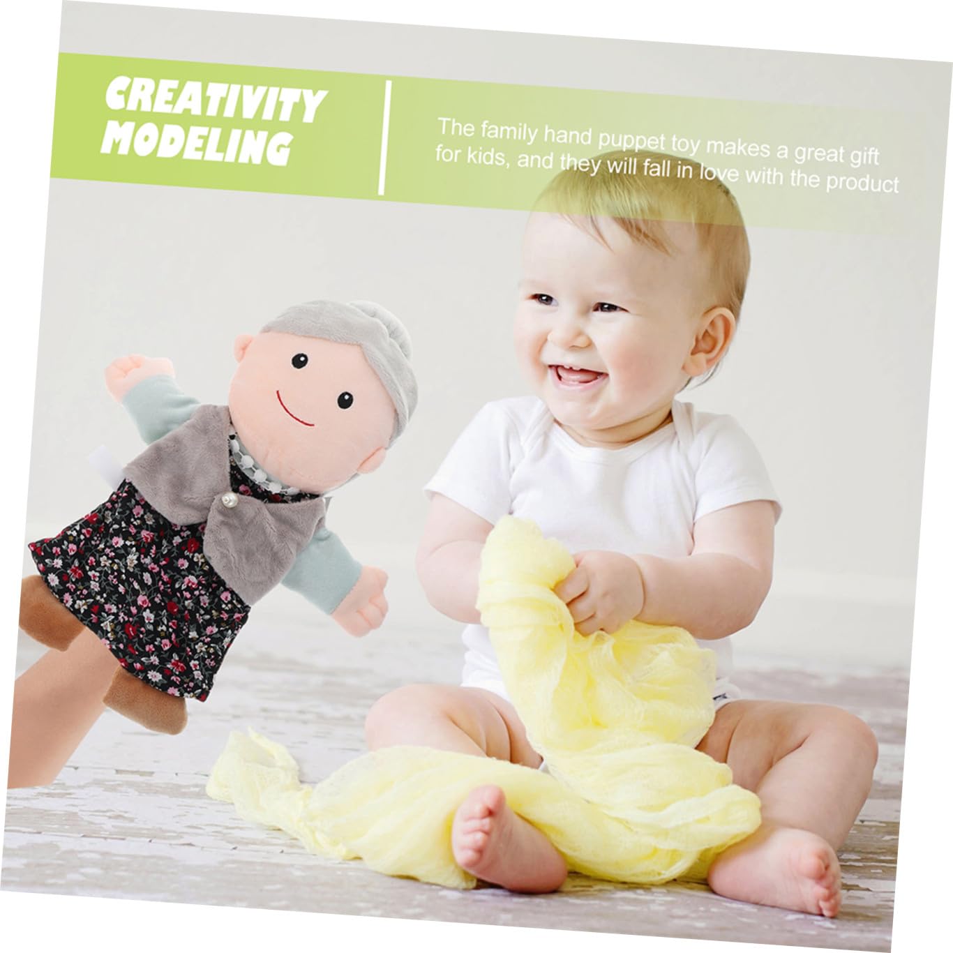 Títere de Mano 2 Piezas de Felpa y PP Cotton, Juguete de Mano para Niños | Marioneta de Mano para Niños, Figura de Juguete Hora del Cuento, Decoracion Colegio