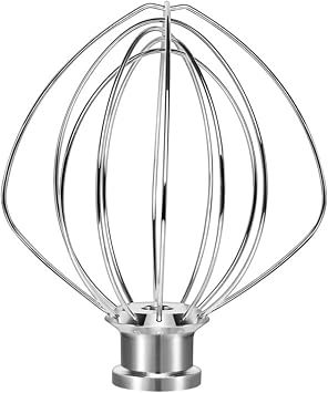 4.5QT Bowl Lift Stand Mixer K45WW 6 Wire Attachment Balloon Egg Wire Whip Stainless Steel for Kitchen Accessories