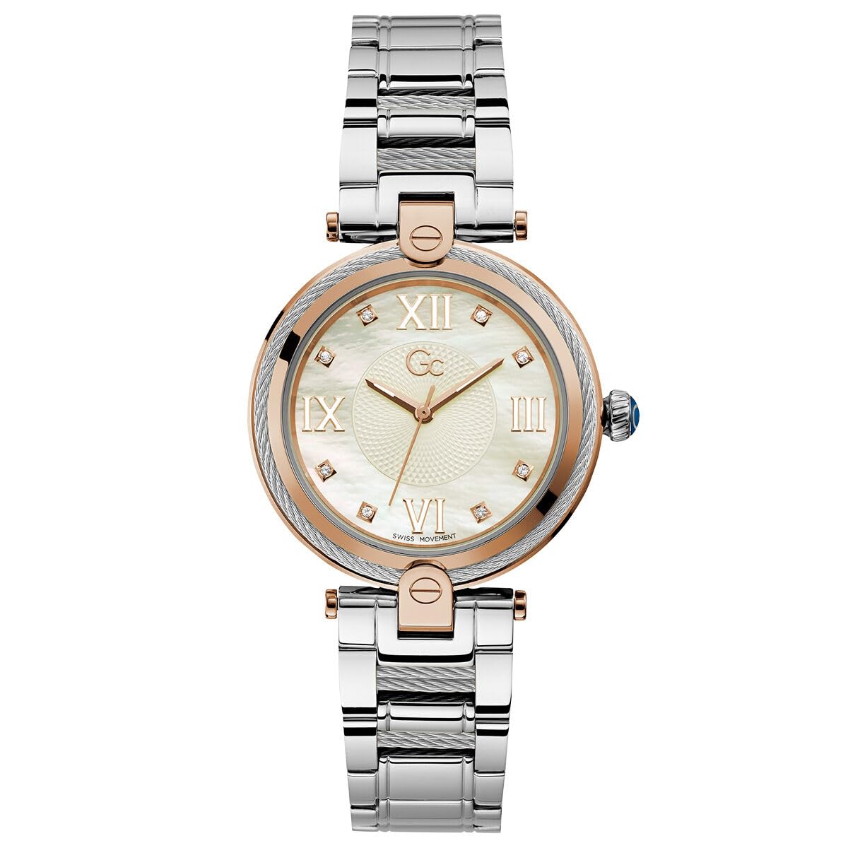 gc Guess Collection Round 37mm White Dial Analog Women Watch - Z15002L1MF-picture-12