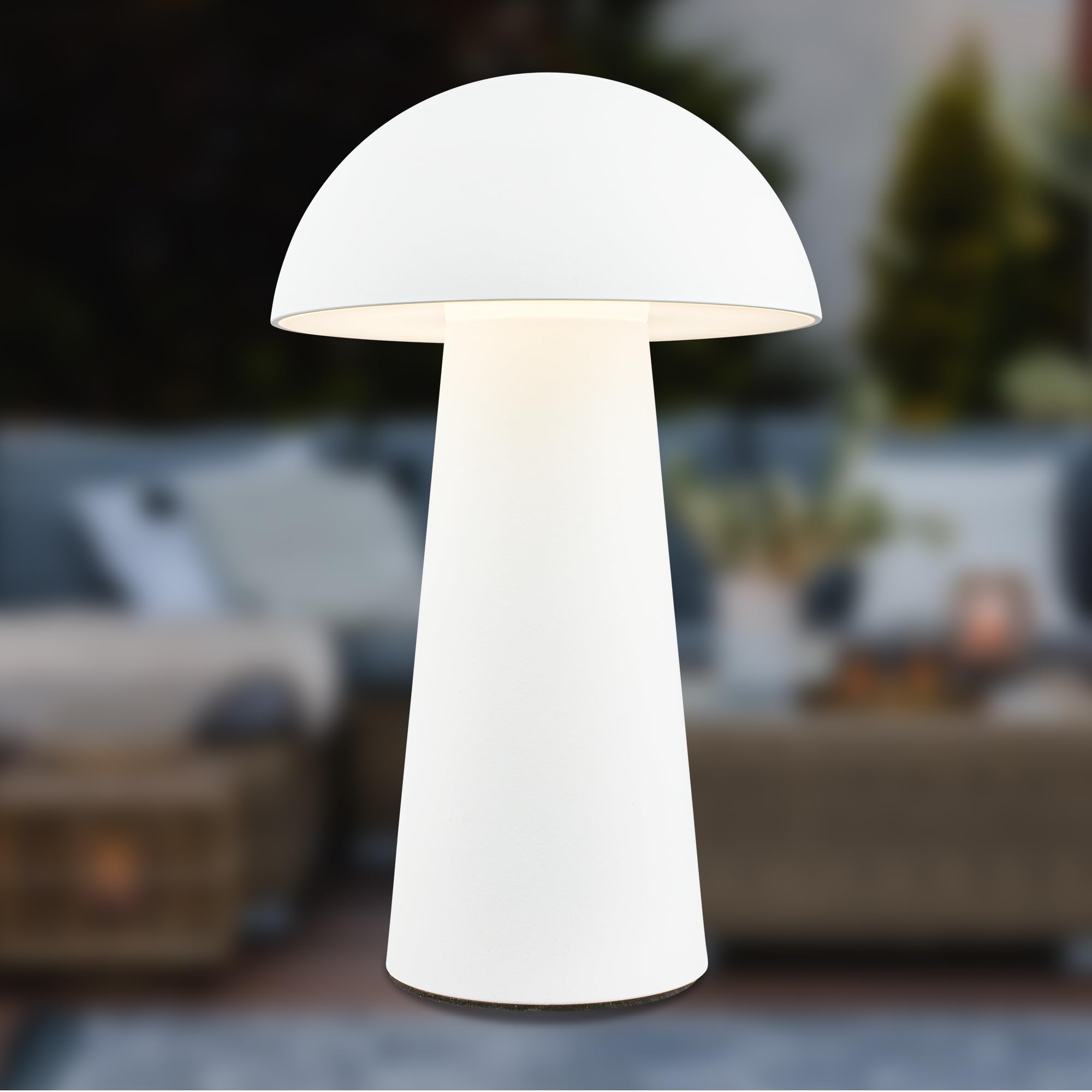 Briloner, LED Mini Table Lamp, Rechargable Lamp, Night Light, Dimmable Mushroom Lamp, Touch Bedside Lamps, IP44 - Image 2