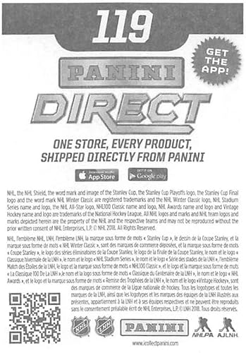 Miniatura 2 de 2018-19 Panini NHL Stickers Hockey #119 Max Domi Montreal Canadiens Official 2 1/2 Tall x 2 Inch Wide NHL Album Sticker