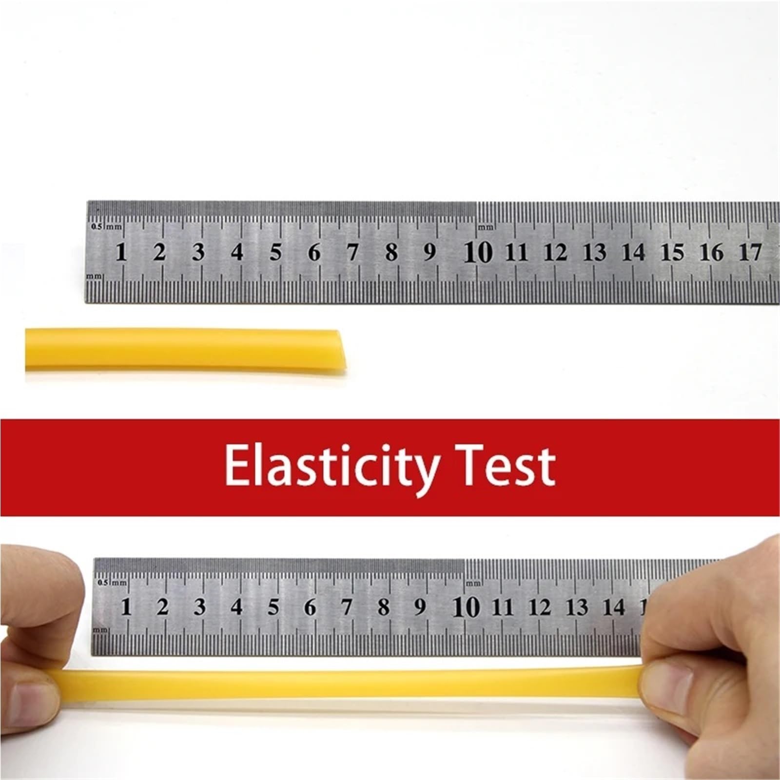 Manguera De Caucho De Alta Elasticidad Con Tubo De Látex Natural(3 meters,ID 14mm x OD 18mm)