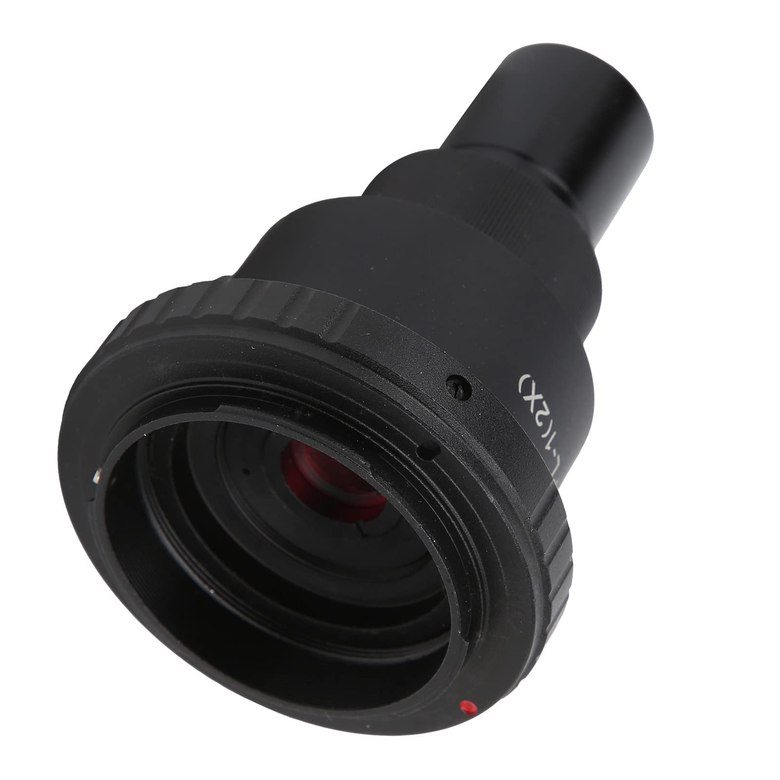 Aramox T2OM NDPL1 2X Obiektyw Mikroskopu Obiektyw Mikroskopu ze Stopu Aluminium z Gwintem M42x0,75mm do Biologicznego Stereoskopowego Mocowanie Okularu OM SLR