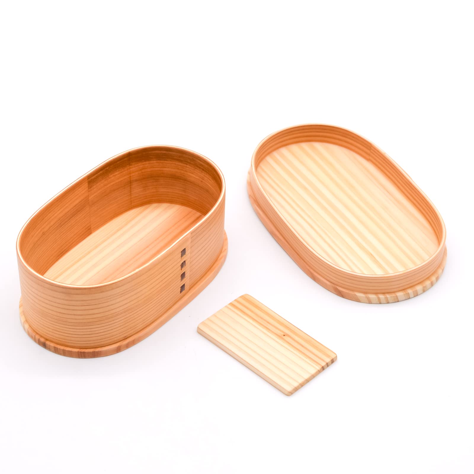 Amazon｜曲げわっぱ 弁当箱 木製 約17×10cm ランチボックス 一段 桜