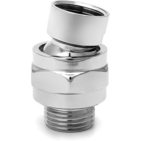 2 Stück Duschkopf Adapter - Verstellbares Kugelgelenk Für Regenduschen