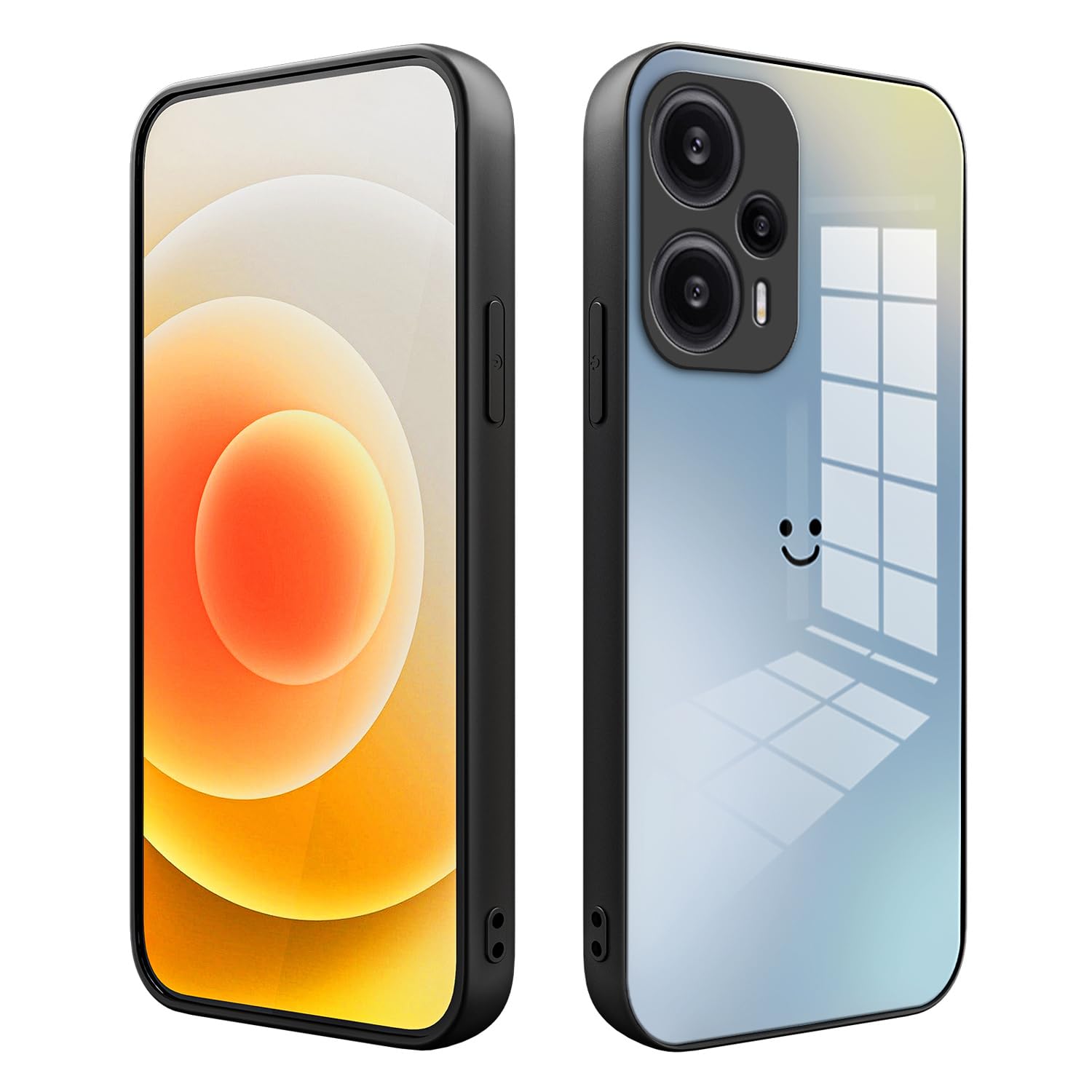 XINYEXIN Cover per Xiaomi Poco F5 5G, Traslucida Custodia Antiurto